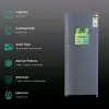 croma 215L 3 star Direct Cool Single Door Refrigerator - CRLR215DCD008903 - Criss cross metallic grey