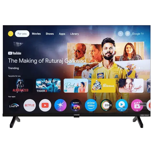 Croma LED 109.22 cm (43 inch) 4K Ultra HD LED Google TV with Dolby Audio