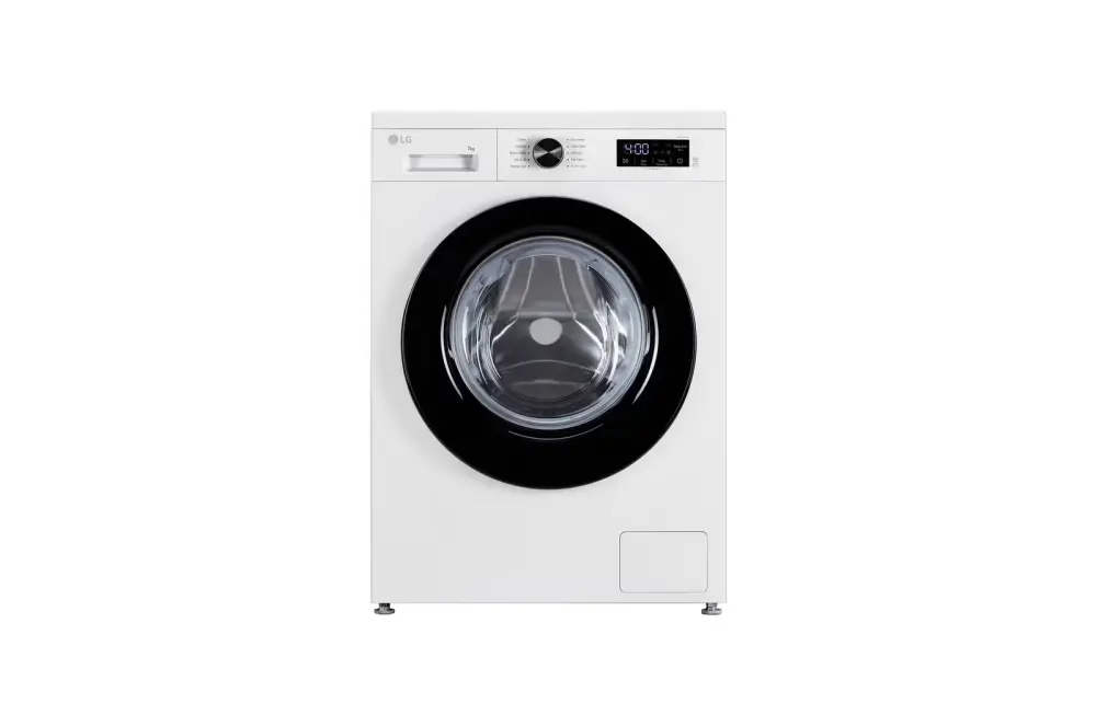 LG 7Kg Front Load Washing Machine, Inverter Direct Drive, White FHB1207Z2W