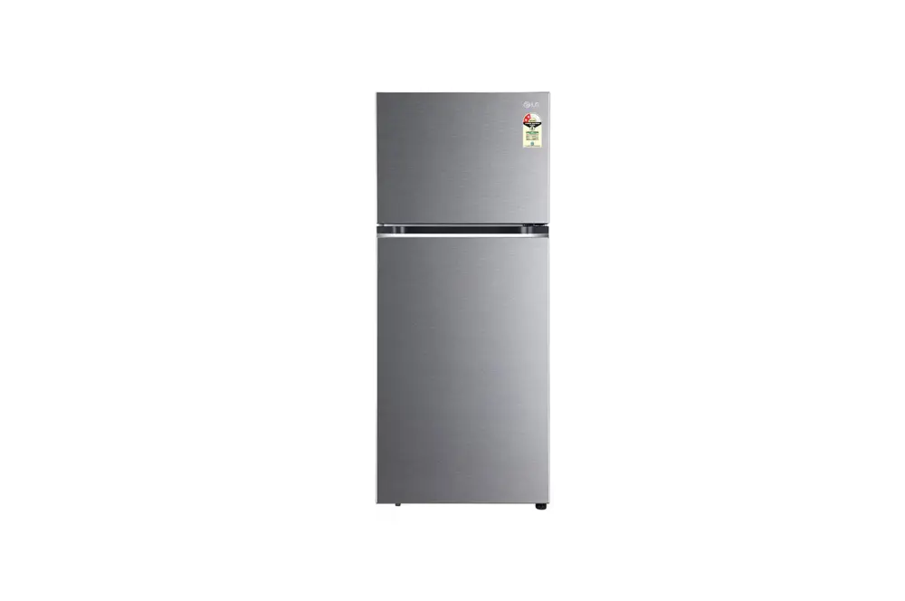 LG 380L Double Door Refrigerator, Smart Diagnosis™, Multi Air Flow, Dazzle Steel, 2 Star GL-N412SDSY